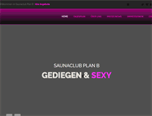 Tablet Screenshot of club-planb.ch